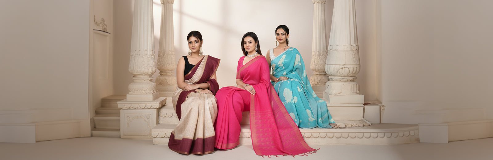 Linen Sarees