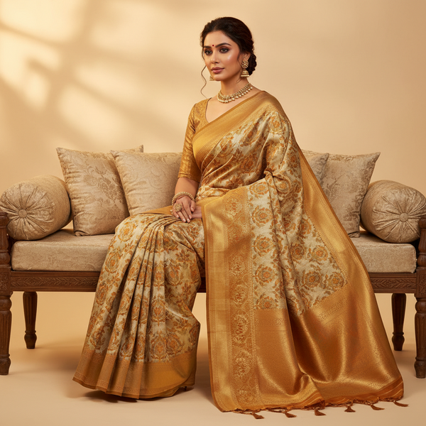 Tussar Banarasi Sarees