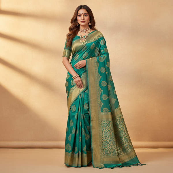 Georgette Banarasi sarees