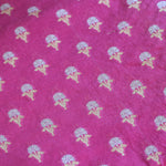 Rani Pink Handwoven Banarasi Silk Suit Set with Gold Zari Jaal & Ornate Border