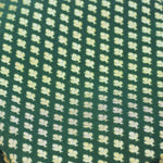 Green Banarasi Suit Fabric with Zari & Tassels