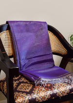 Purple Maheshwari Tissue Silk Saree