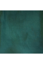 Plain chiffon tissue saree-Bottle green