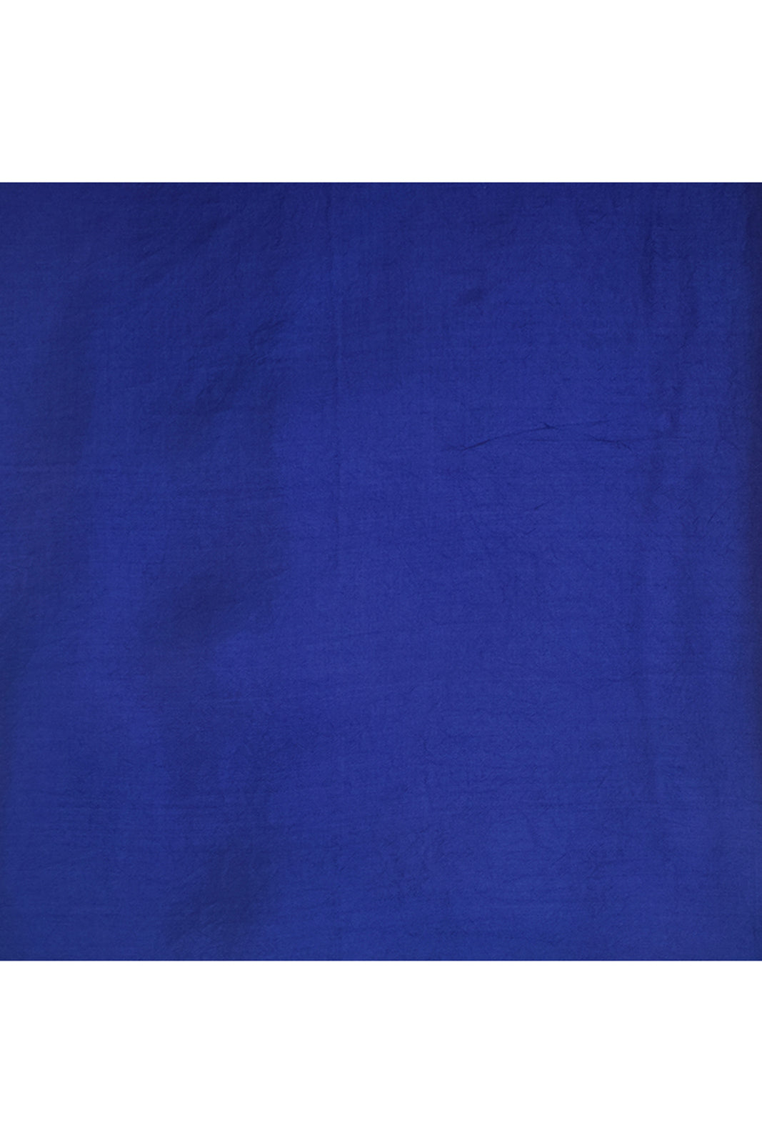 Jute Upada golden checker pattern saree-Royal blue