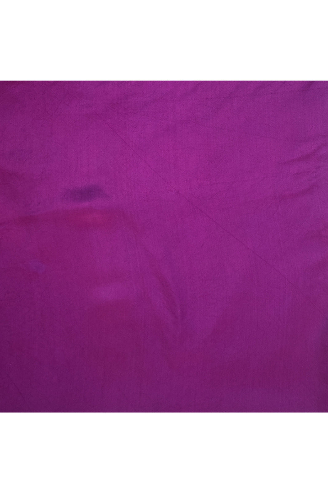 Chiffon shimmer saree with golden self print-Violet