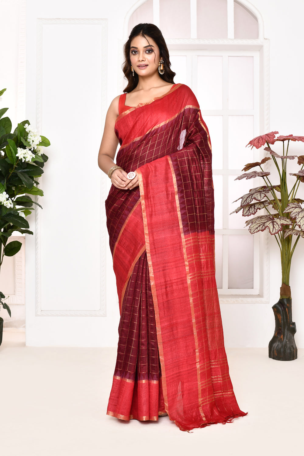 Pure Tussar Banarasi Saree