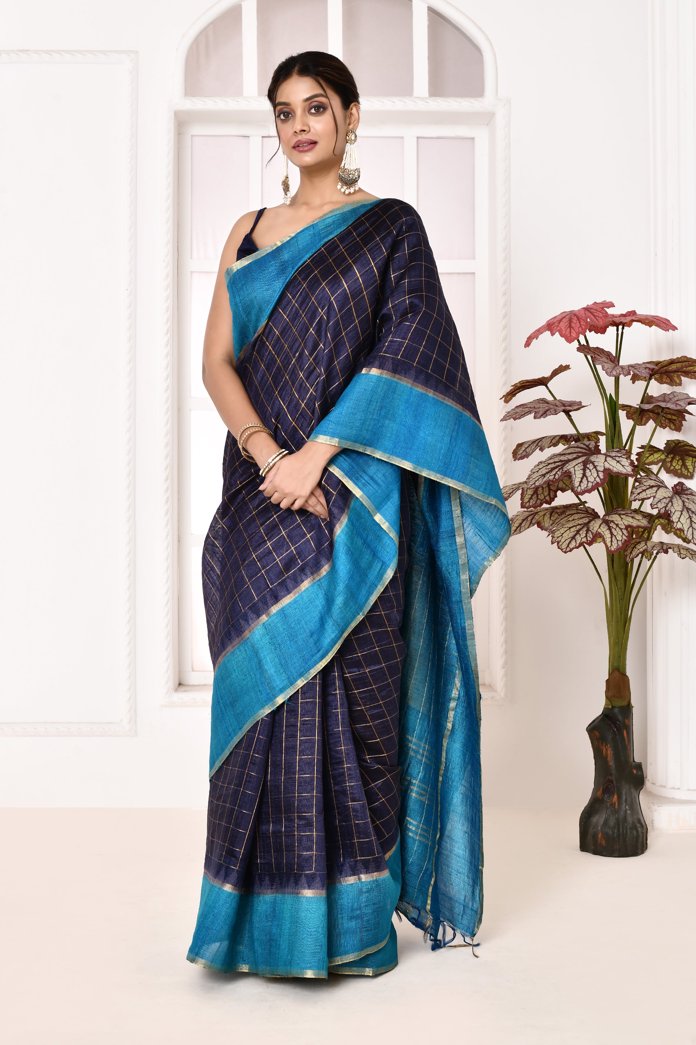 Pure Tussar Banarasi Saree