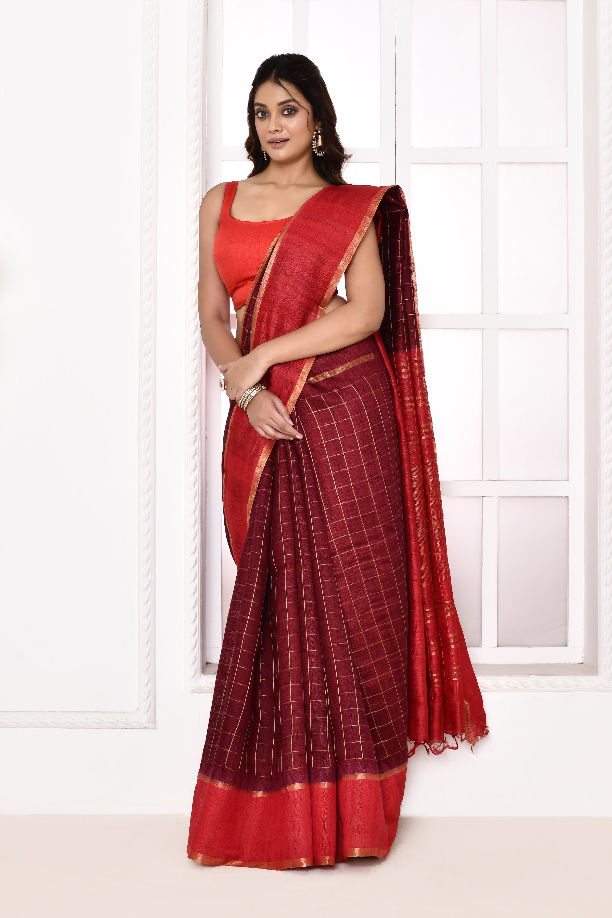 Pure Tussar Banarasi Saree