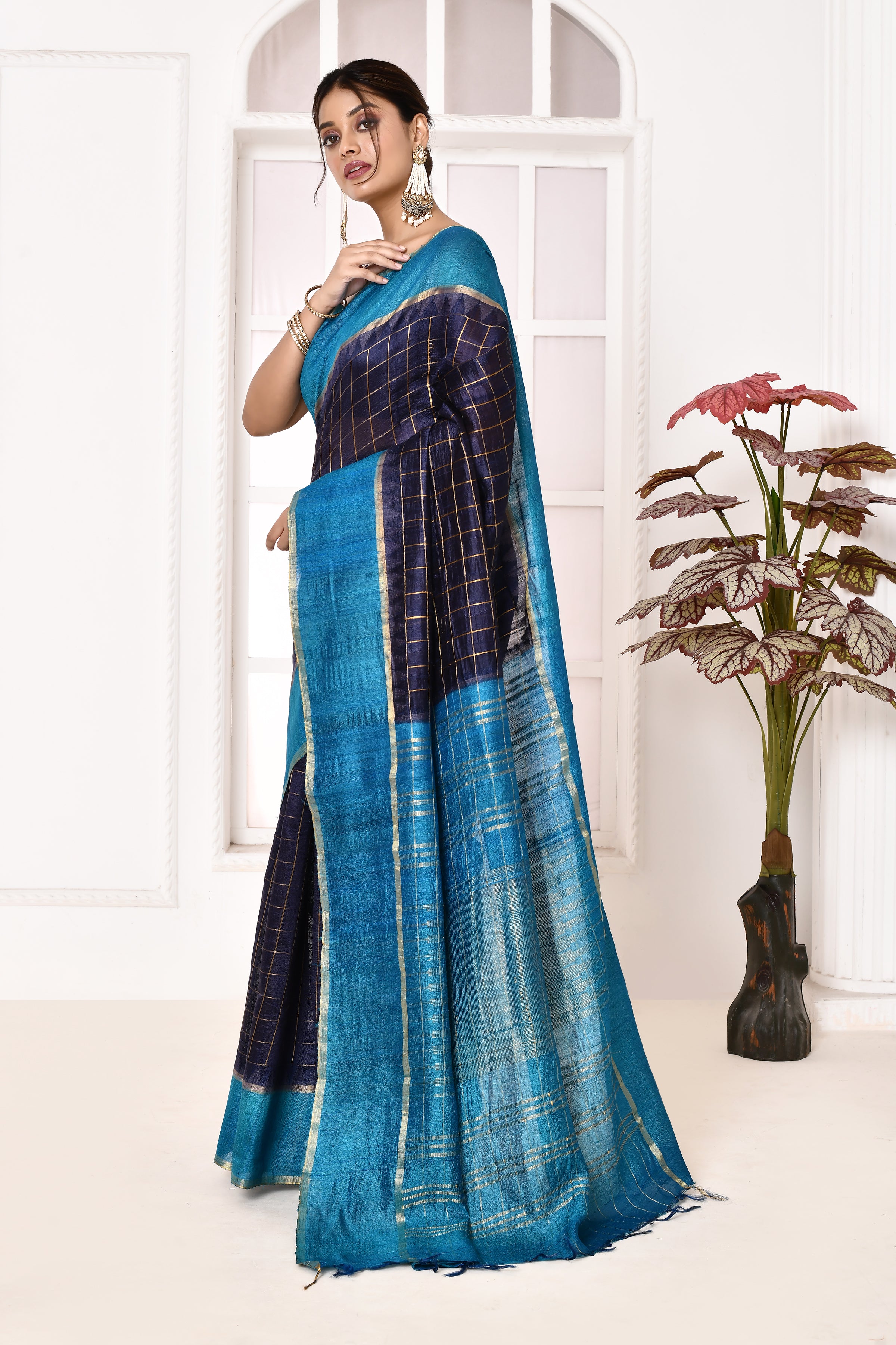 Pure Tussar Banarasi Saree