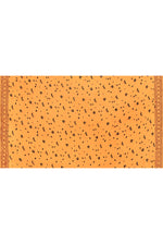 Light orange Bagh print Dola silk saree