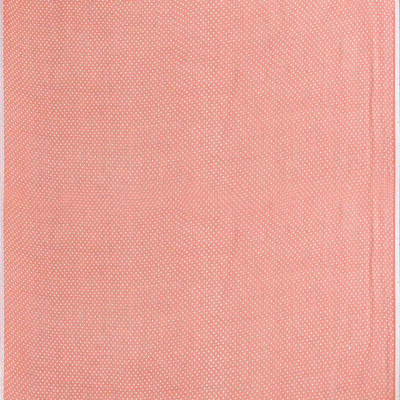 Floral printed linen cotton saree zari border with blouse piece