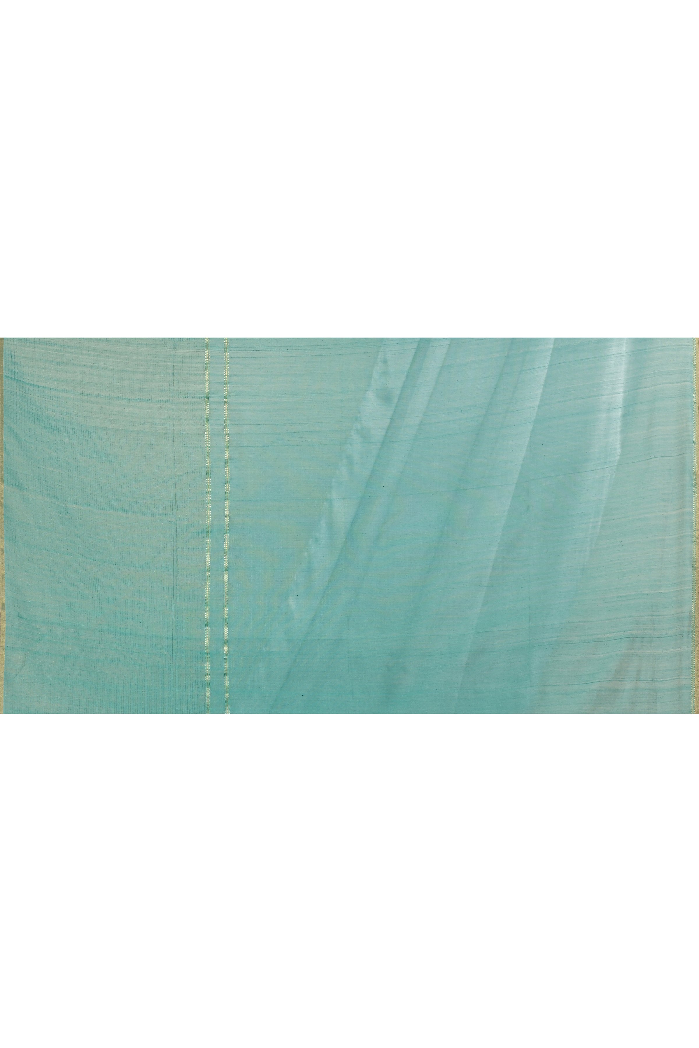 Maheshwari pure handloom saree with golden stripes pallu and thin golden zari border