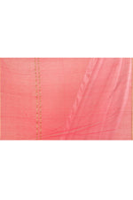 Maheshwari pure handloom saree with golden stripes pallu and thin golden zari border