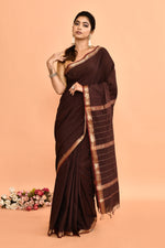 Pure cotton woven Maheshwari Saree