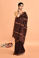 Pure cotton woven Maheshwari Saree