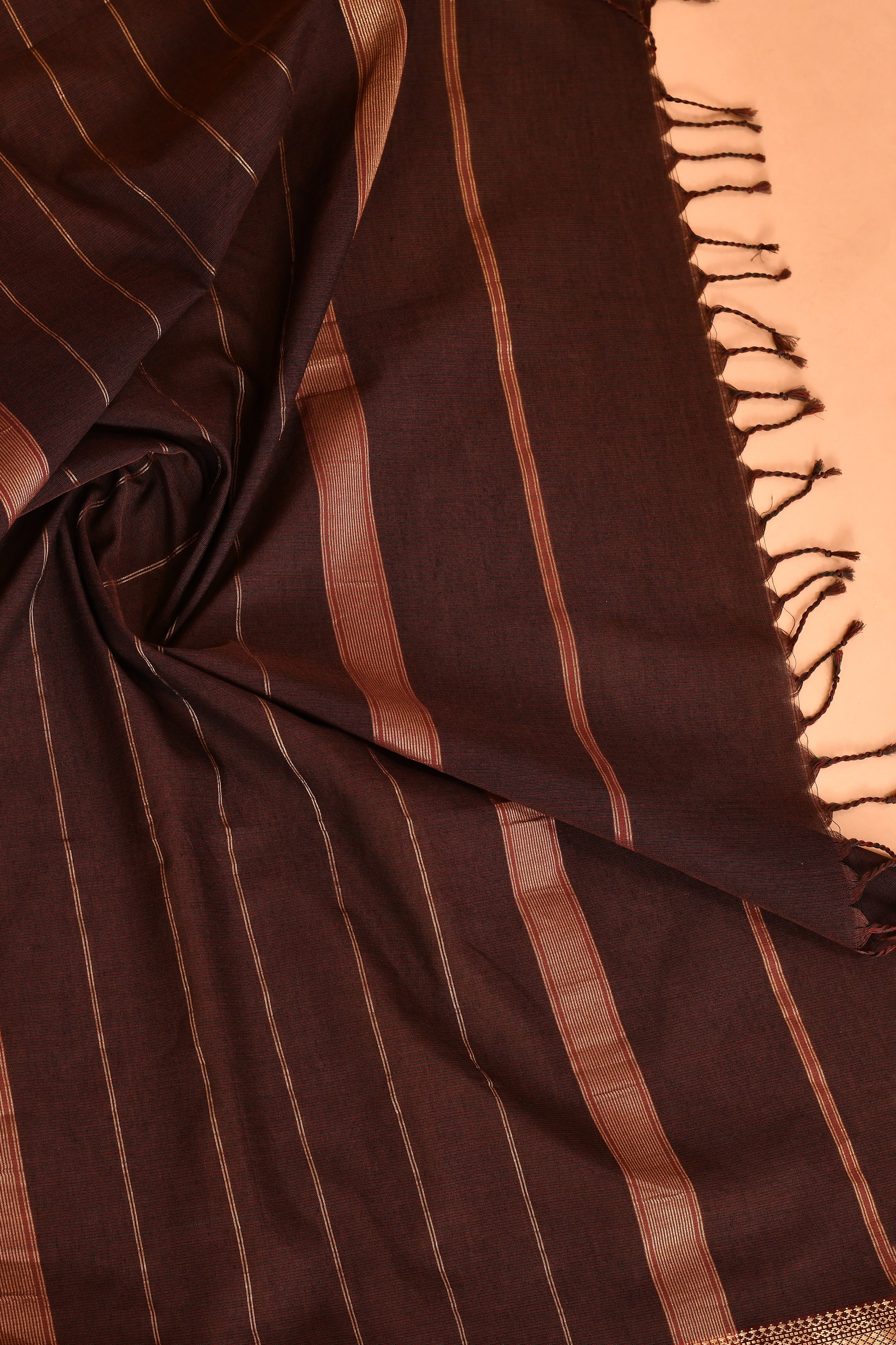 Pure cotton woven Maheshwari Saree