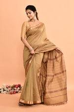 Pure cotton woven Maheshwari Saree