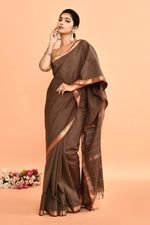 Pure cotton woven Maheshwari Saree