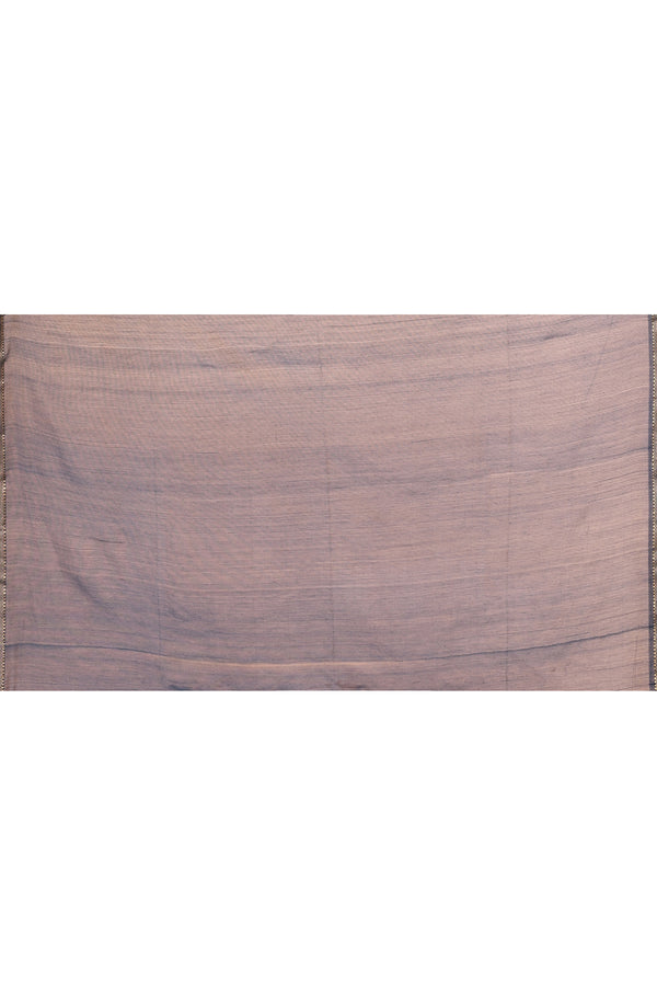 Maheshwari pure handloom plain solid color saree with resham pallu