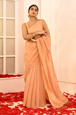 Maheshwari pure handloom zari tissue maheshwari plain saree