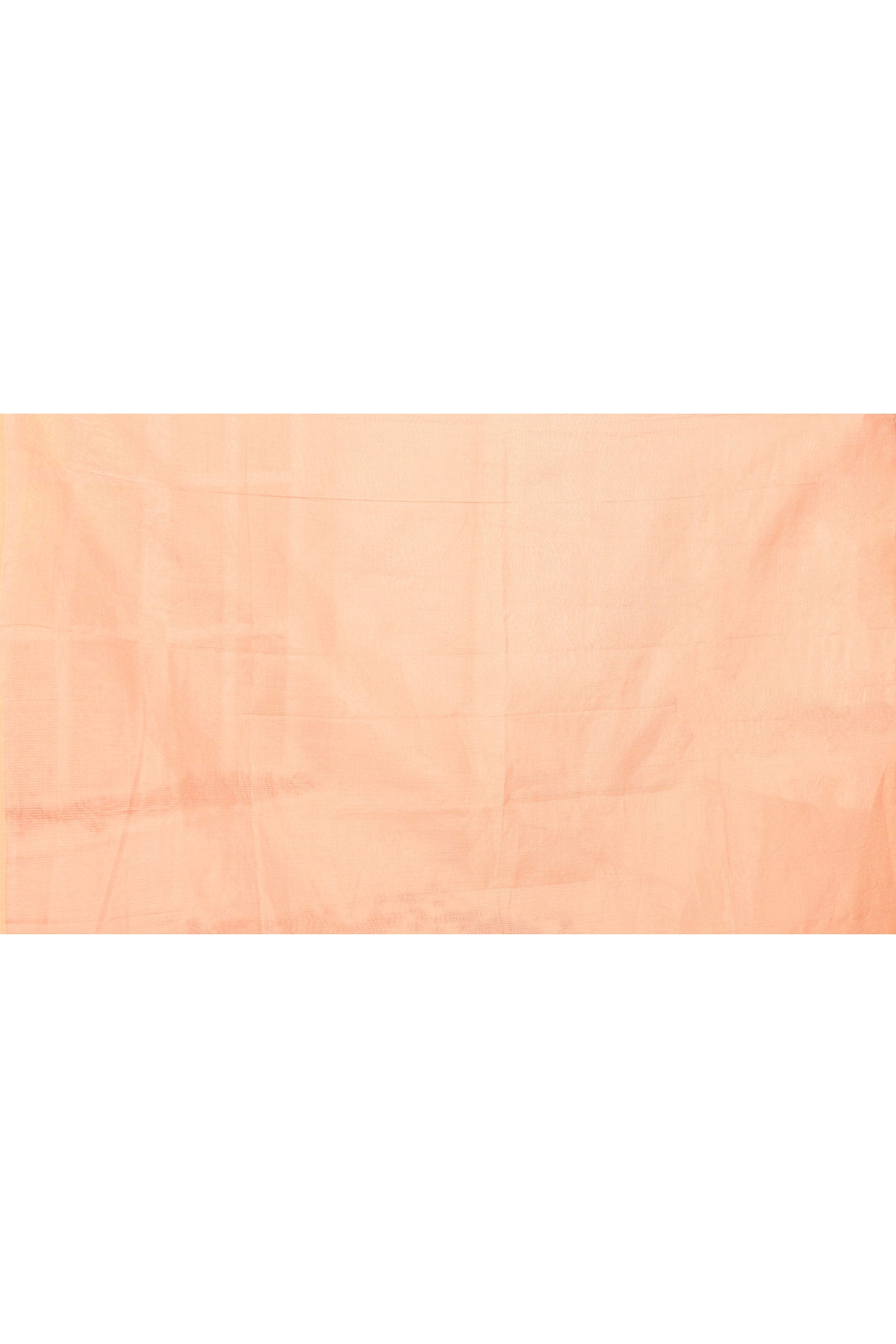 Maheshwari pure handloom tissue saree with small golden checks