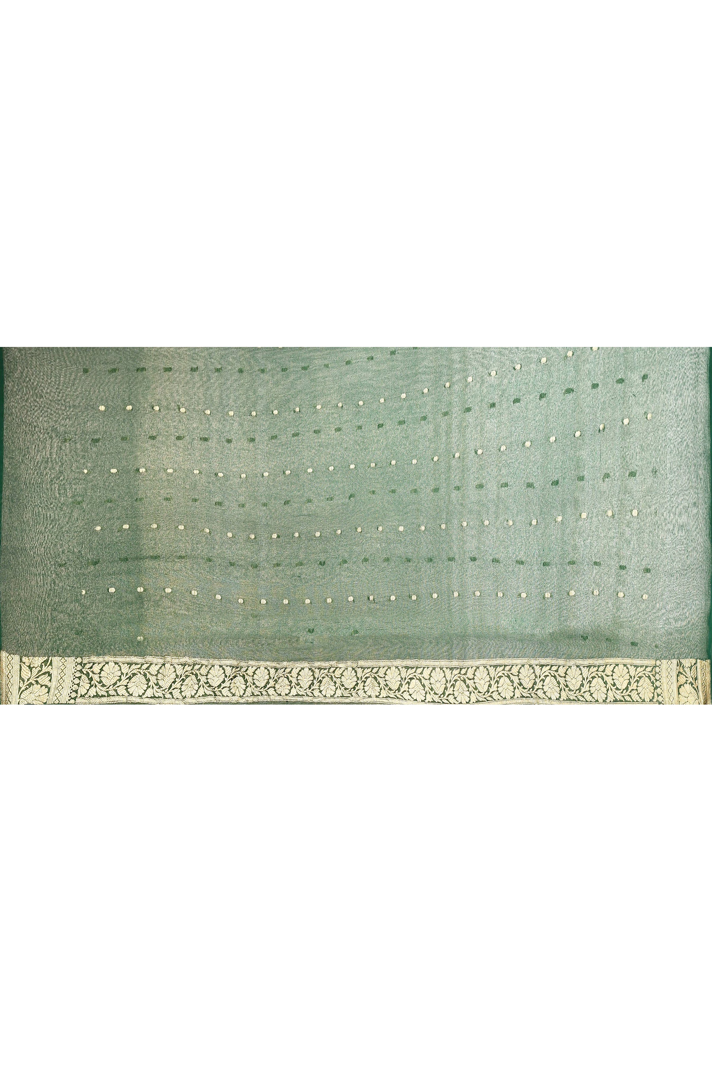 Pure Khaddi Georgette Banarasi saree with booti blouse