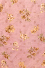 Pure Munga Tussar woven Saree with floral digital printed blouse