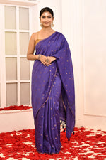 Pure Munga Tussar woven Saree with floral digital printed blouse