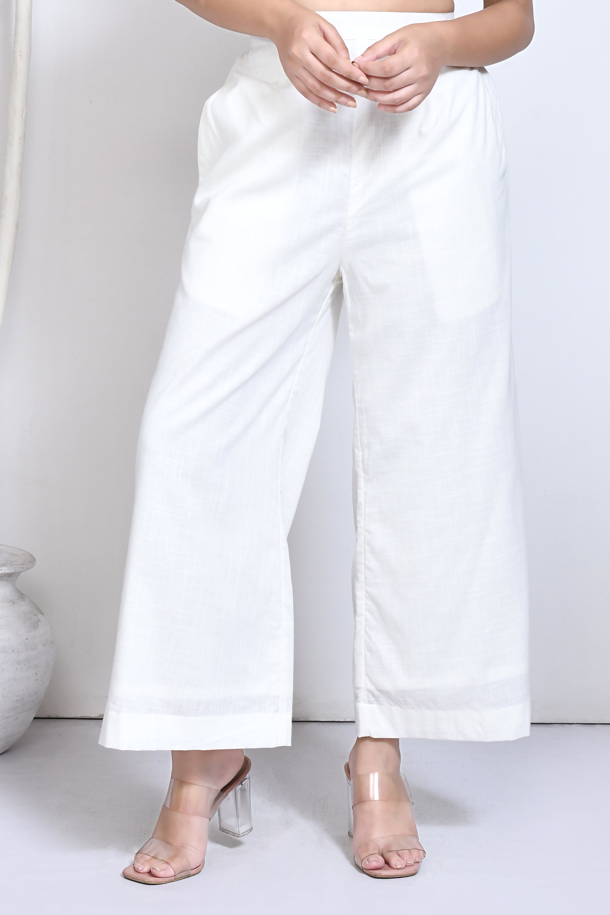 Off white Linen pants