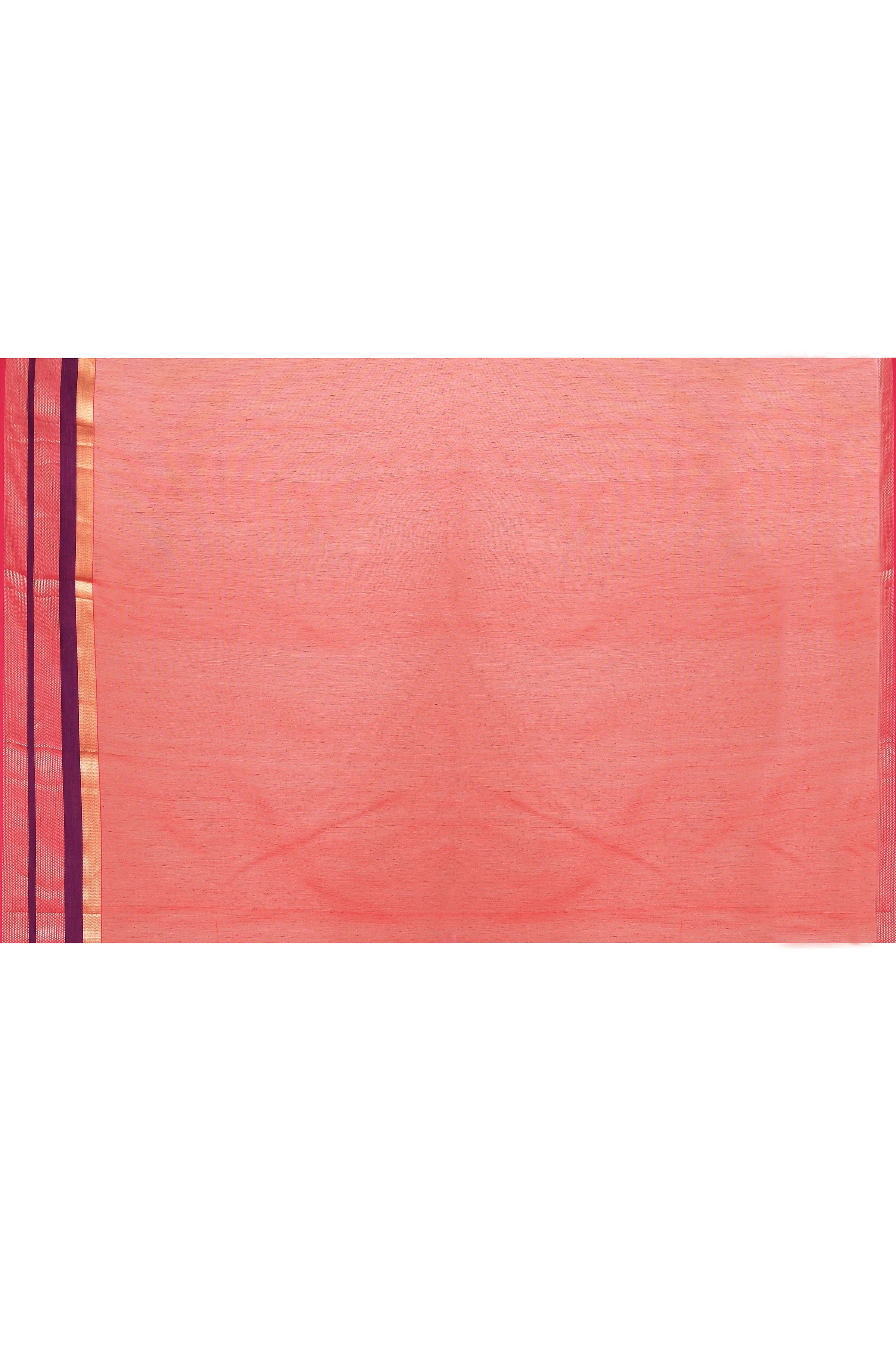Maheshwari pure handloom plain saree with broad contrast border