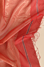 Maheshwari pure handloom plain saree with broad contrast border