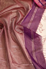 Maheshwari pure handloom plain saree with broad contrast border