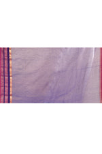 Maheshwari pure handloom plain saree with broad contrast border