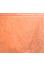Pure Chanderi Cotton Saree with Woven Buti Motifs – Peach & Coral Pink