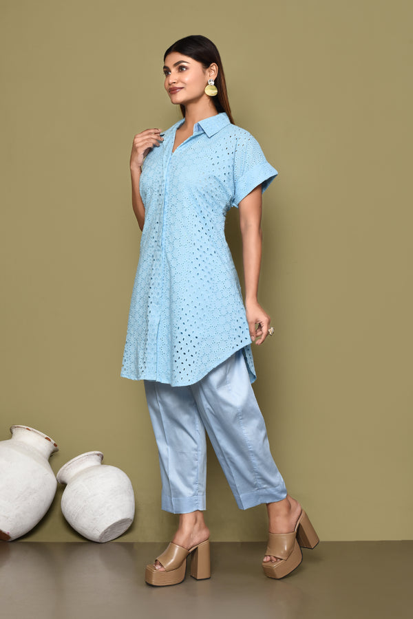 Hakoba co-ord set with slip
