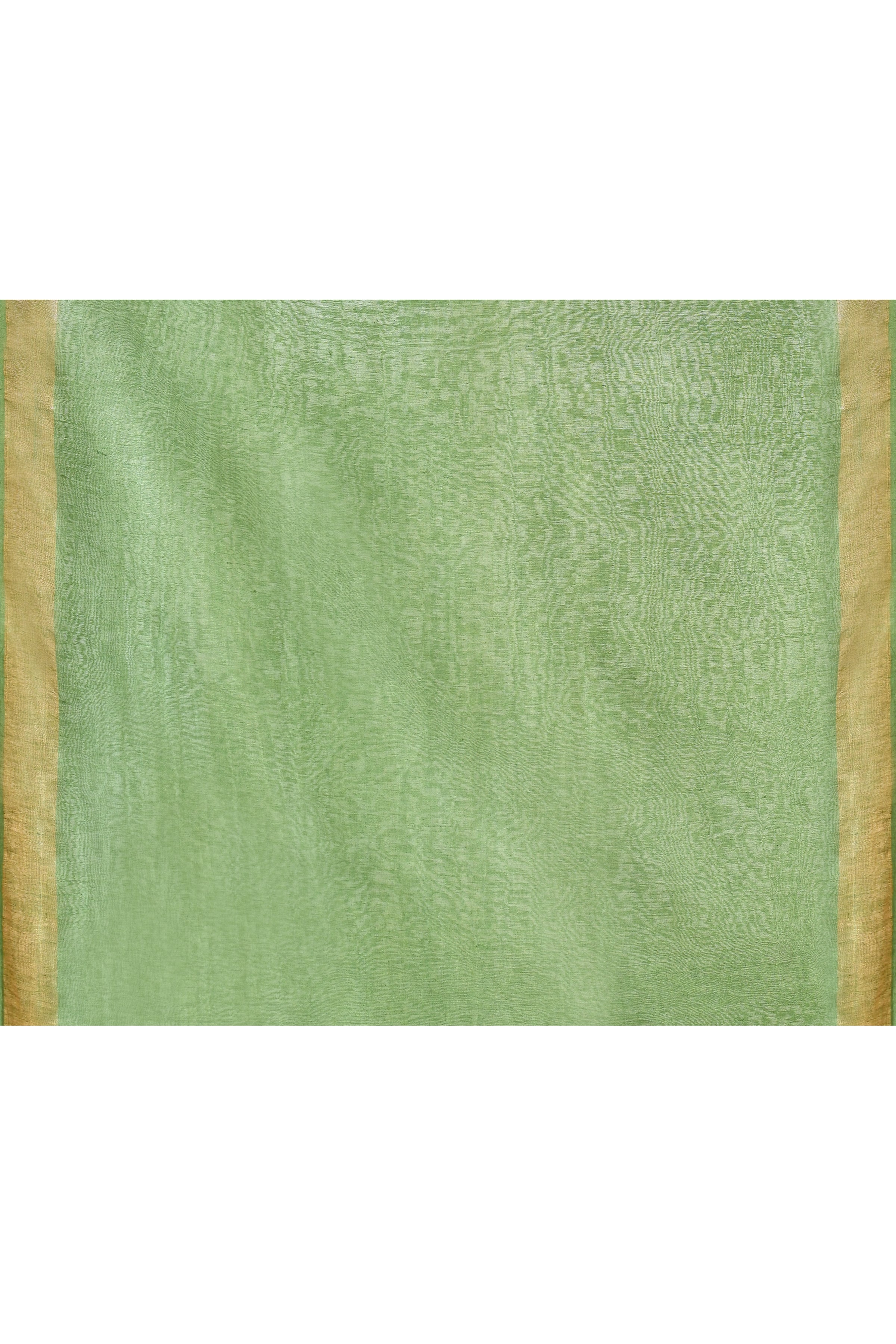 Pure handloom tussar linen saree with woven zari pallu