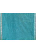 Pure handloom tussar linen saree with woven zari pallu