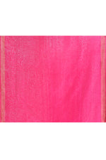 Pure handloom tussar linen saree with woven zari pallu