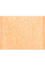 Pure tussar linen handloom saree with floral embroidered blouse