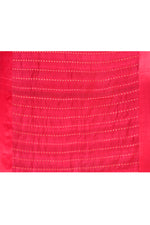 Pure katan silk kadwa Banarasi saree with golden & silver zari floral motifs & satin silk border-Onion pink