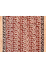 Maheshwari cross border saree with small prints-off white