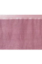 Pure Linen Georgette handloom Banarasi saree with silver zari kadwa weaving-Mauve