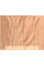 Banarasi tissue silk saree with floral pattern kadwa weaving-off white