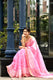 Pure handloom linen tussar saree with embroidery-Baby pink