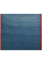 Magenta cotton silk hand woven saree with dark pink and golden border