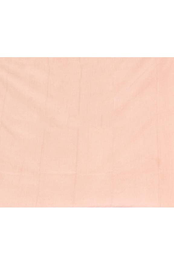 Pure handloom chanderi lurex jacquard gold & purple floral motifs kurta, matching bottom & tussar dupatta-Light peach