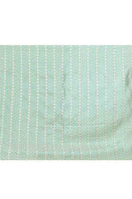 Banarasi soft silk saree with mirror work and dark blue and gold zari woven border and pallu- Lemon Yellow