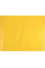 Banarasi soft silk saree with floral golden motifs weaving- Mango yellow