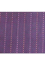 Banarasi soft silk saree with mirror work and dark blue and gold zari woven border and pallu- Purple