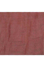 Pure handloom mashru silk plain saree with narrow golden border, woven pallu and blouse-Burgundy